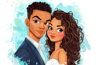 make a cartoon caricature avatar for you