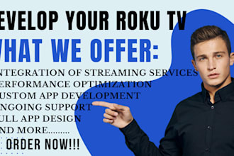 develop roku, firetv, android, samsung, lg smart TV sdk apps