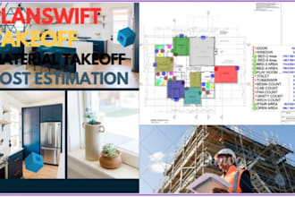do civil , architechture takeoff estimation and design