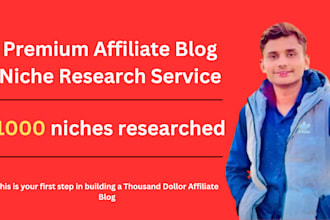 do easy to rank and profitable affiliate marketing blog niche research