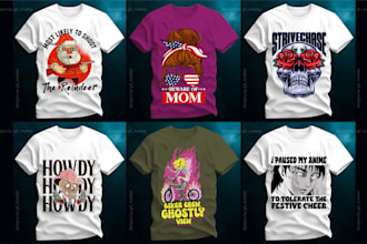 design amazing typography tshirt