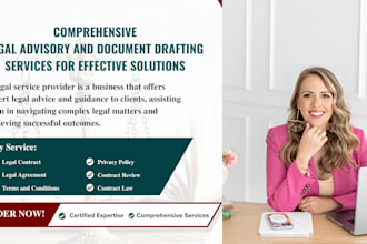 draft and review legal contracts, agreements, ndas as your lawyer
