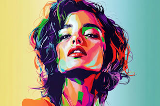 make a beautiful wpap pop art portrait