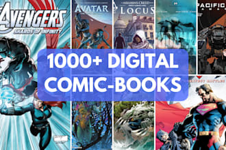 give you 1000 digital comic books