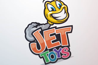 create cartoon, mascot, character, emoji, and gaming logo