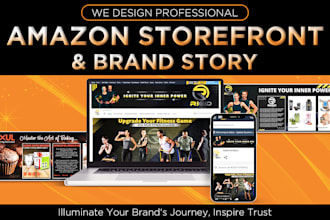 design professional amazon storefront and brand story that convert