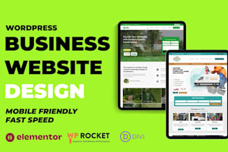 design or redesign luxury website, business wordpress website