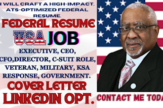 craft executive, ceo, cfo, director, c suit role, usajobs, federal ats resume