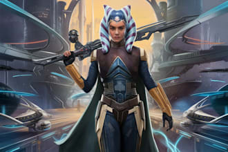 create star wars and sci fi illustration