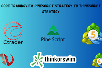 code pinescript strategy to metatrader, quantower, ctrader, thinkorswim, ninja 8
