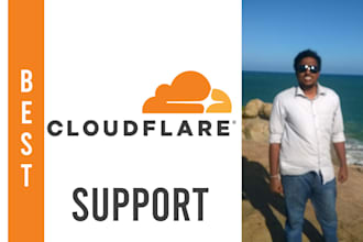 put your domain to cloudflare