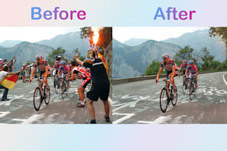 remove or add objects, retouch and edit photos