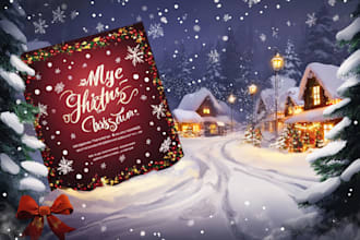 create party ,birthday,christmas and wedding invitation card