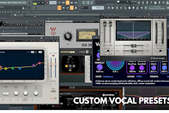 make high quality vocal presets for you