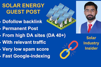 do solar energy guest posts for renewable and solar businesses