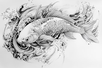 create japanese or oriental tattoo design for you