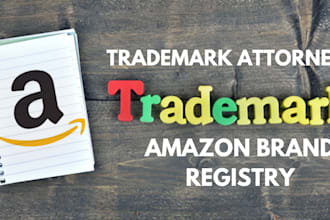 expertly do US trademark registration and amazon brand registry in USA ,UK