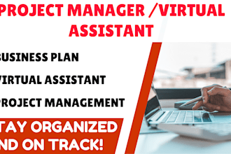 be your project planner project management virtual assistant business plan