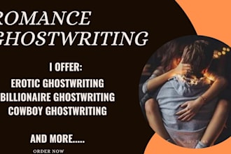 ghostwrite entertaining, romance, romance fantasy, ebook, story, novel