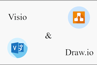 edit and create diagrams in visio and drawio