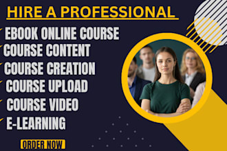 do ebook online course course creation course content course upload course video