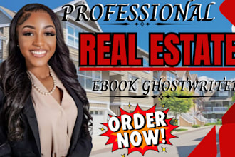 ghostwrite 30k real estate book, finance, marketing business lead magnet writer