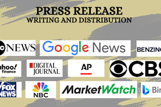 write press release and distribute press release