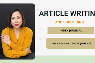 write and publish articles in google scholar peer reviewed indexed journal