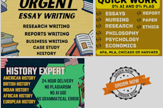 research and write on any aspect of history, philosophy, and psychology