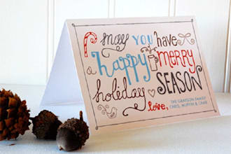 create you a Printable Christmas Card