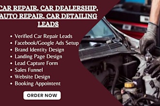 car repair leads car detailing car dealership auto repair auto detailing leads