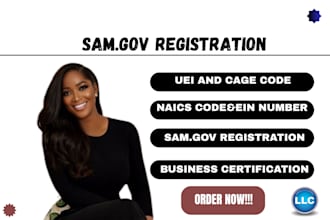 register you on sam gov, uei, cage code US llc registration ,ein and naics code