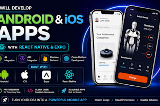develop android and ios apps with react native and expo