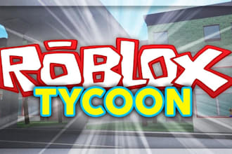 develop full roblox game,roblox tycoon,roblox asset,simulator game,tower defense