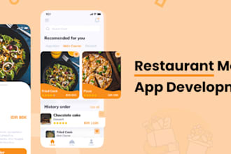 develop restaurant app, delivery app, booking app, tracking location app