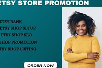 do etsy store promotion to boost  etsy traffic