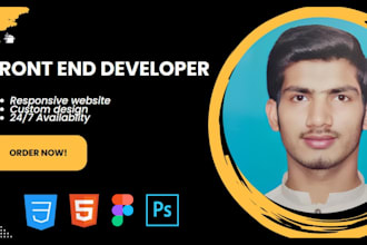 design fully responsive HTML CSS bootstrap website