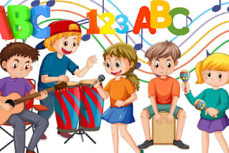 write and sing jingle nursery rhymes lullaby
