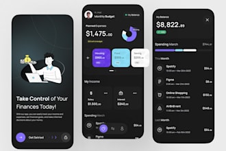 develop analysis app, expenses app, calculator app, educational app, solar app