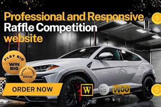 raffle website competition website giveaway website event ticket website