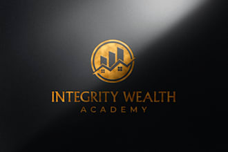 design a minimalist stunning luxury home property logo
