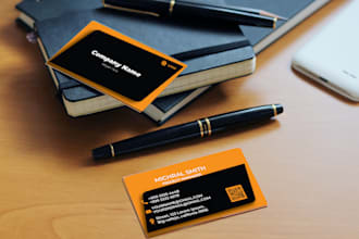 do modern, luxury, minimalist business card and logo design within 24 hours