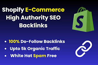 build shopify ecommerce dofollow contextual seo backlinks