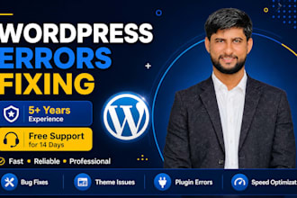 fix wordpress issues, fix wordpress bug or error