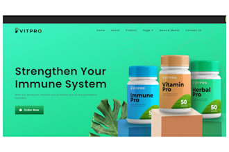 design health supplement shopify store nutrition supplement store vitamins store