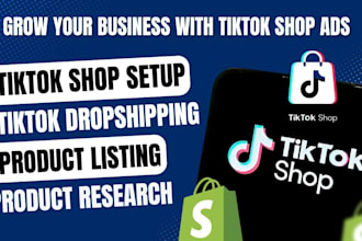 set up your tiktok shop, manage tiktok ads, and tiktok marketing