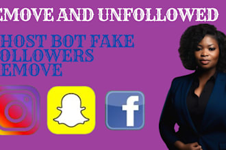 remove ghost, fake, bot and inactive instagram followers