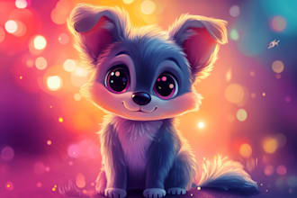 draw your pet into a cute disney cartoon style