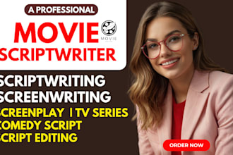 write an amazing movie scriptwriting comedy script for tv screenplay screenwrite