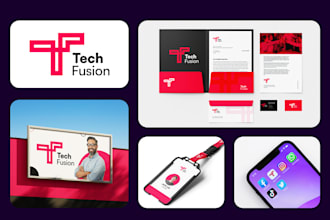 create logo for business and visual brand identity style guidelines design